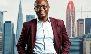 Leslie Nelson demonstrating African energy leadership by connecting global finance with African development projects
