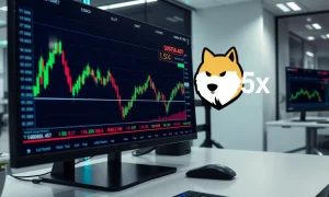 Leveraged DOGE ETF investment opportunity showing amplified crypto returns