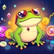 LILPEPE cryptocurrency mascot with Ethereum integration and rising market performance