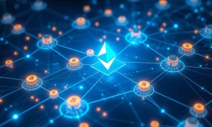 Ethereum Layer 2 network distributing tokens to community members through decentralized airdrop mechanism