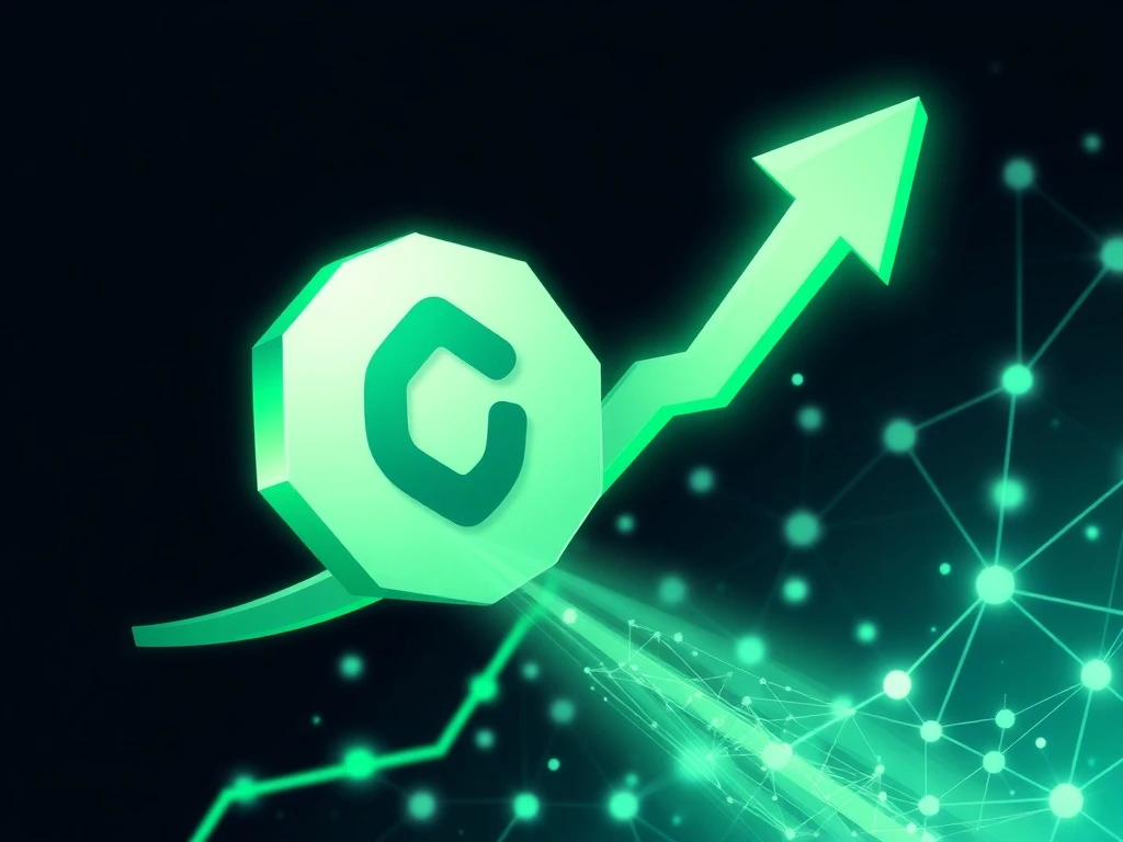 Chainlink LINK token surge showing dramatic price increase and blockchain network activity