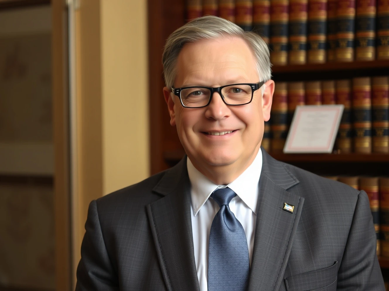 Little Rock attorney Michael Langley in his professional law office providing trusted legal counsel