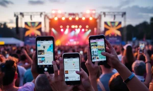 Live Nation festival app enhancing concert experience for music fans at major events