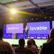 Lovable CEO Anton Osika presenting AI startup success at tech conference