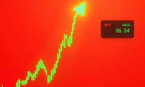 LPT cryptocurrency price chart showing dramatic 31% surge with technical indicators analysis