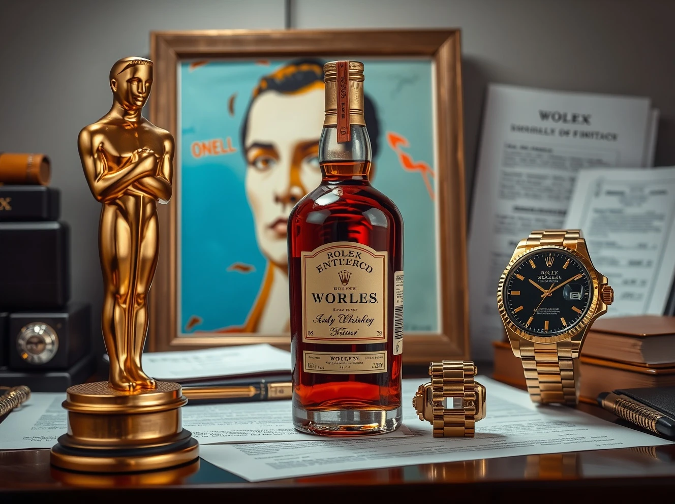 Luxury asset lending collateral including artwork, watches, and collectibles secured for business financing