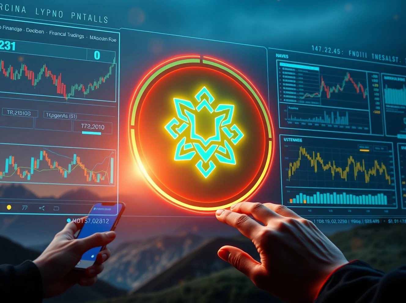 A visual representation of the Lyno AI Presale, showing how advanced AI technology drives smart investment decisions.