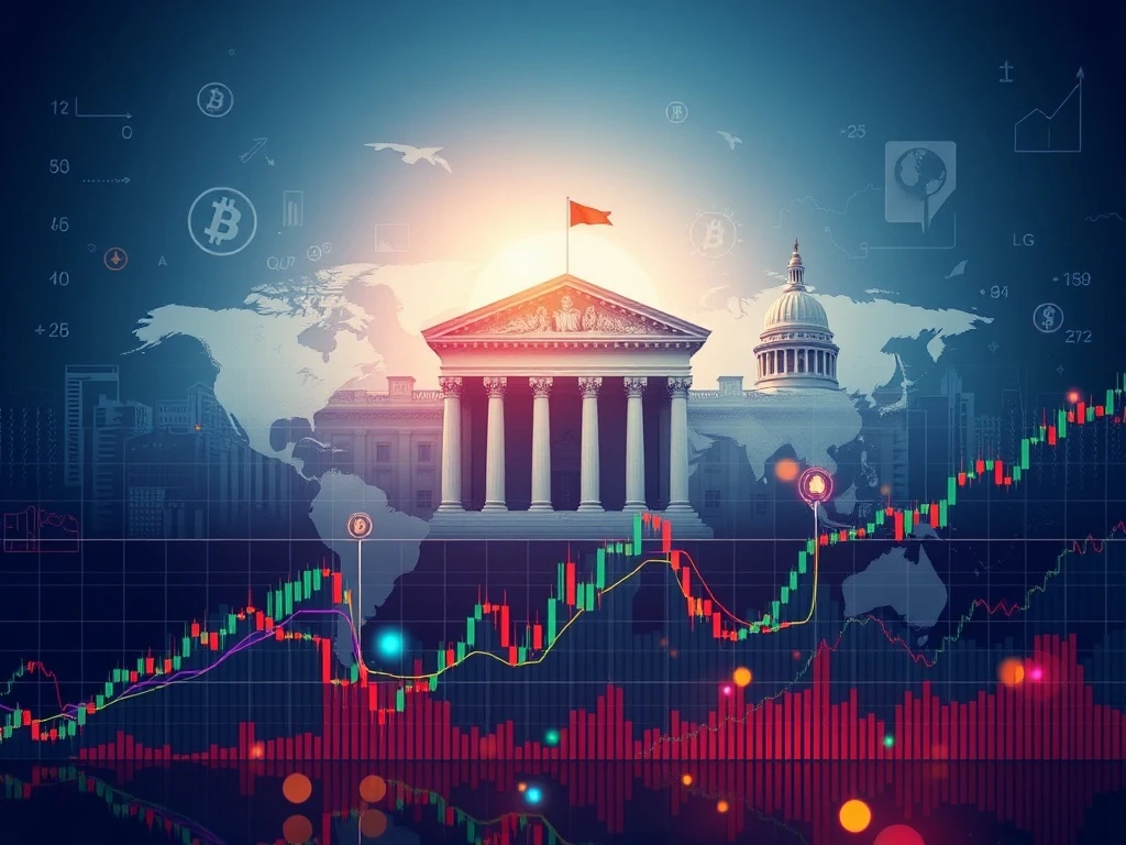 Analyzing macroeconomic volatility impact on cryptocurrency markets with charts and global indicators