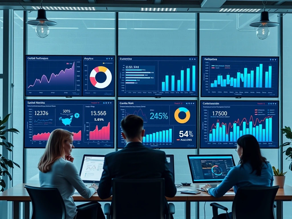 Effective marketing strategies for competitive online businesses showing data analytics and digital campaign performance