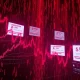Massive crypto futures liquidation event showing cascading market losses and trading platform warnings