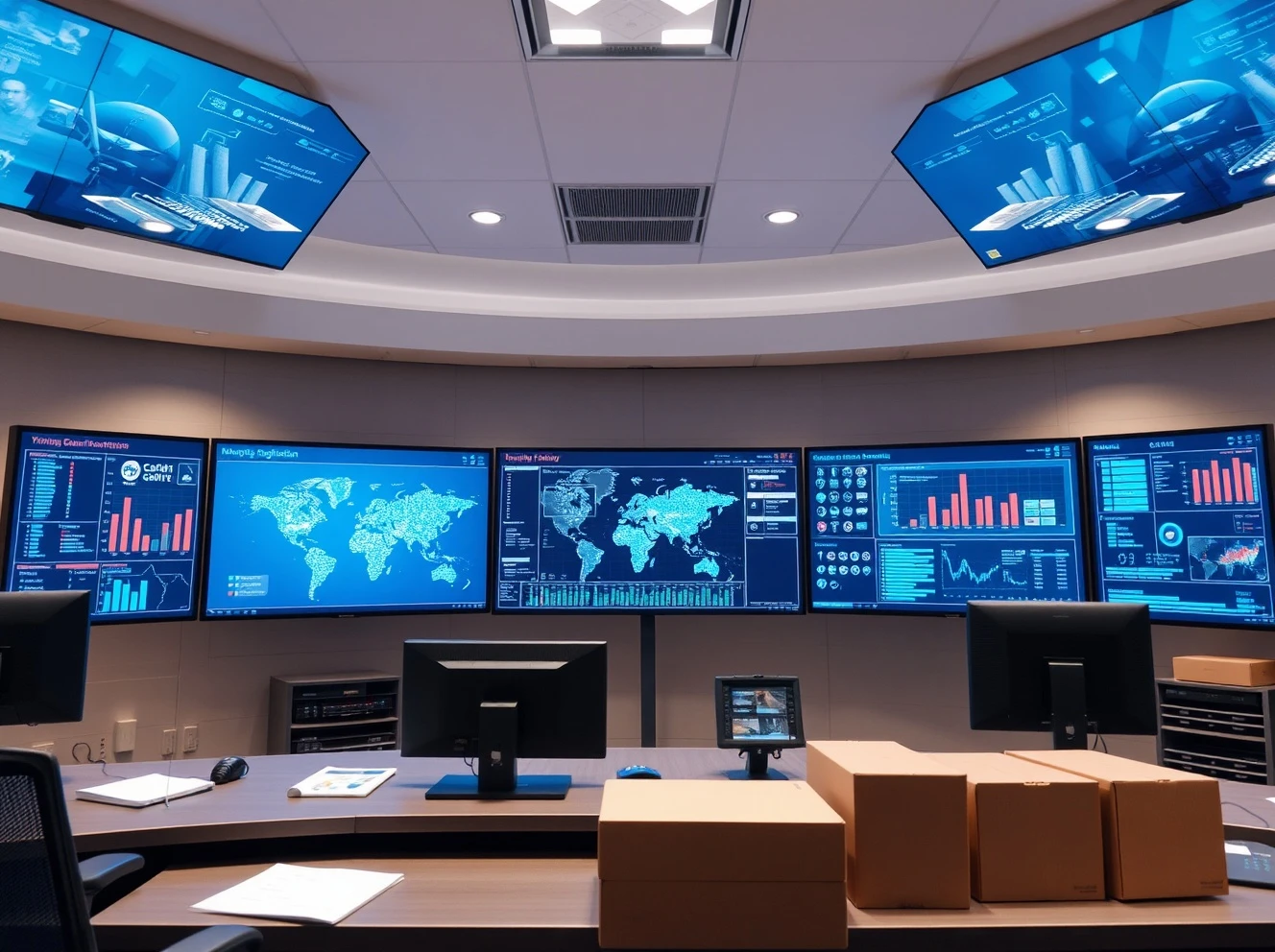 Master data management system optimizing global supply chain operations with real-time analytics