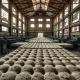 Historic mattress company factory closure showing abandoned manufacturing equipment and empty production floor