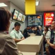 McDonald's customer service failure showing frustrated customers and overwhelmed staff during operational crisis