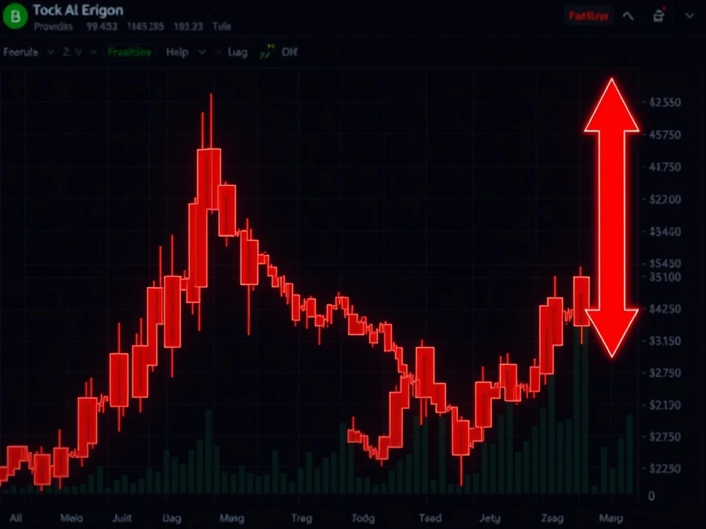 ME token decline chart showing catastrophic market crash with extreme bearish indicators