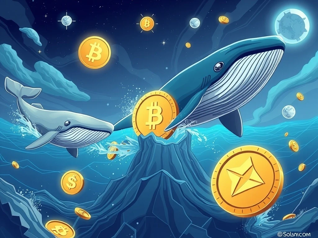 Meme coin cycle transition showing whales moving capital from established tokens to emerging opportunities