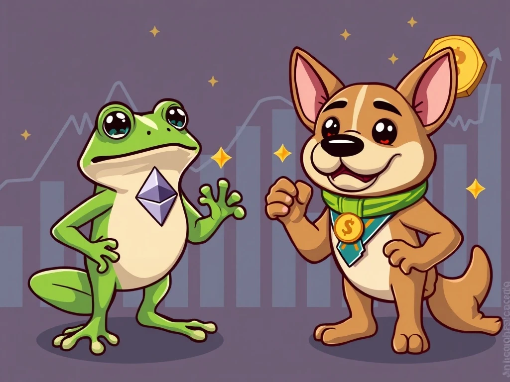 Meme coins 2025 comparison showing Little Pepe outperforming BONK in market capitalization growth