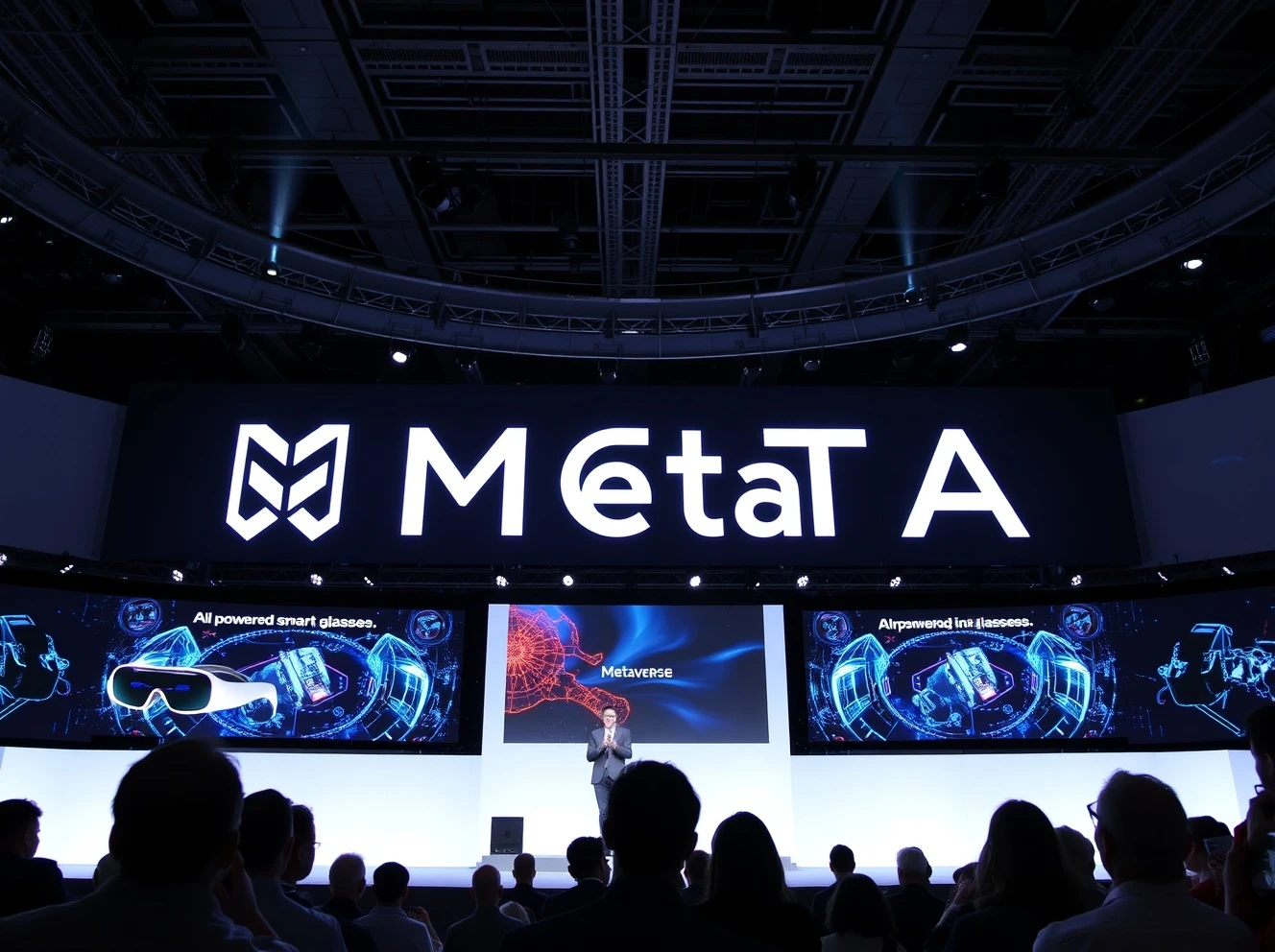 Meta Connect 2025 conference showcasing AI smart glasses and VR technology innovations