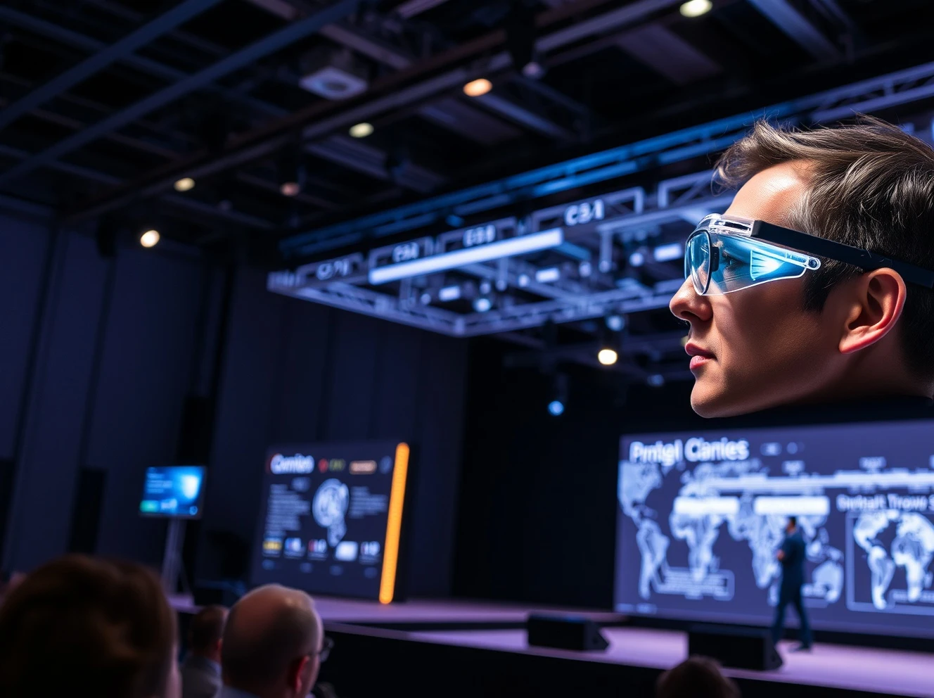 Meta smart glasses demonstration failure at technology conference with technical issues visible