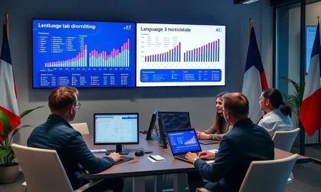 Mistral AI company achieving record European tech valuation with AI innovation