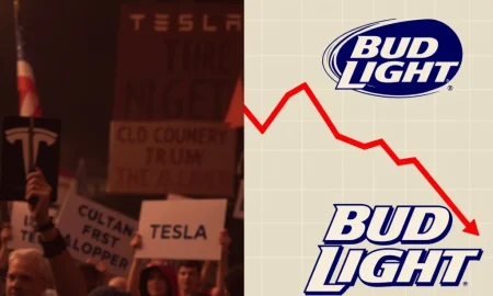 Modern boycotts impacting major corporate brands and consumer markets with protest imagery