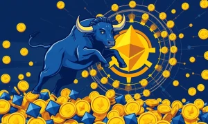 MoonBull cryptocurrency flywheel model transforming meme coin market with Ethereum infrastructure