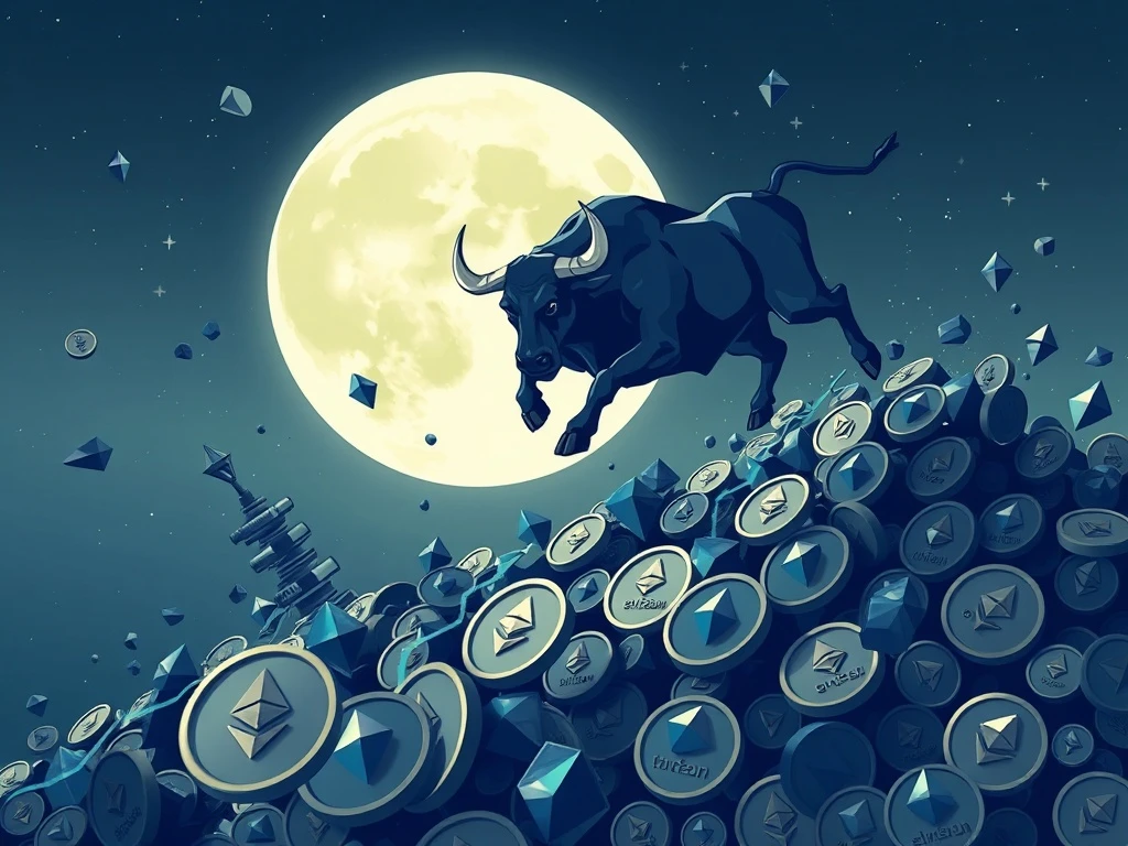 MoonBull scarcity strategy overcoming meme coin volatility with Ethereum blockchain technology