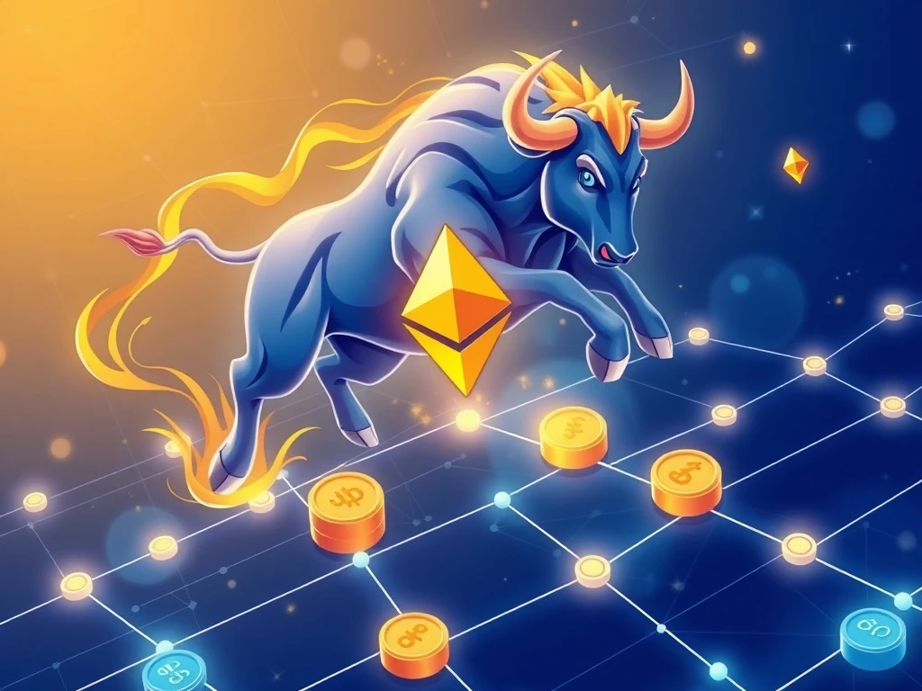 MoonBull whitelist opportunity showcasing Ethereum blockchain integration and token growth potential