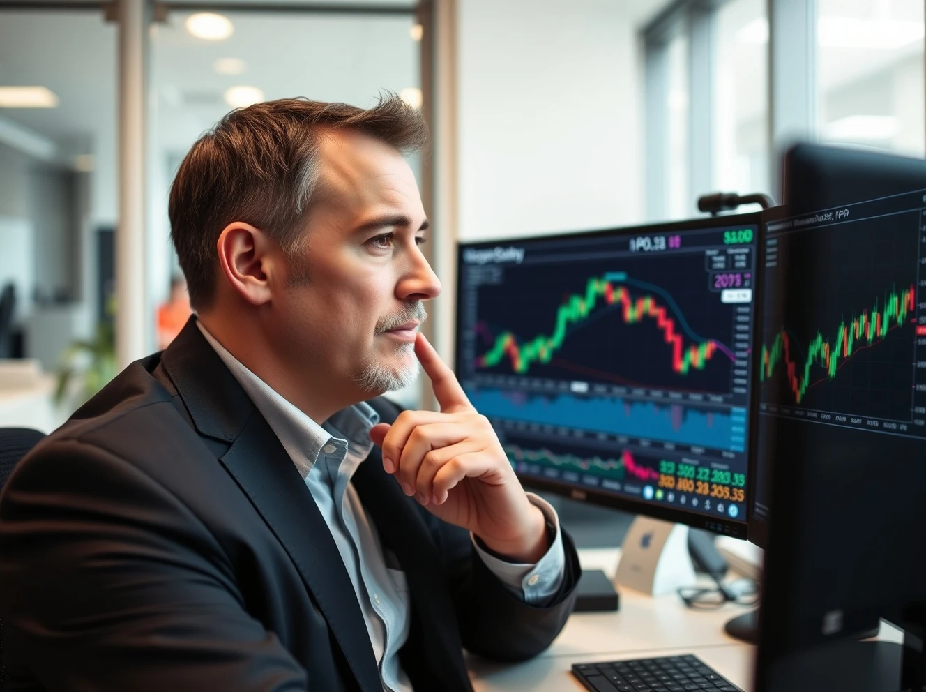 Financial analyst evaluating Morgan Stanley price target amid rising IPO market activity