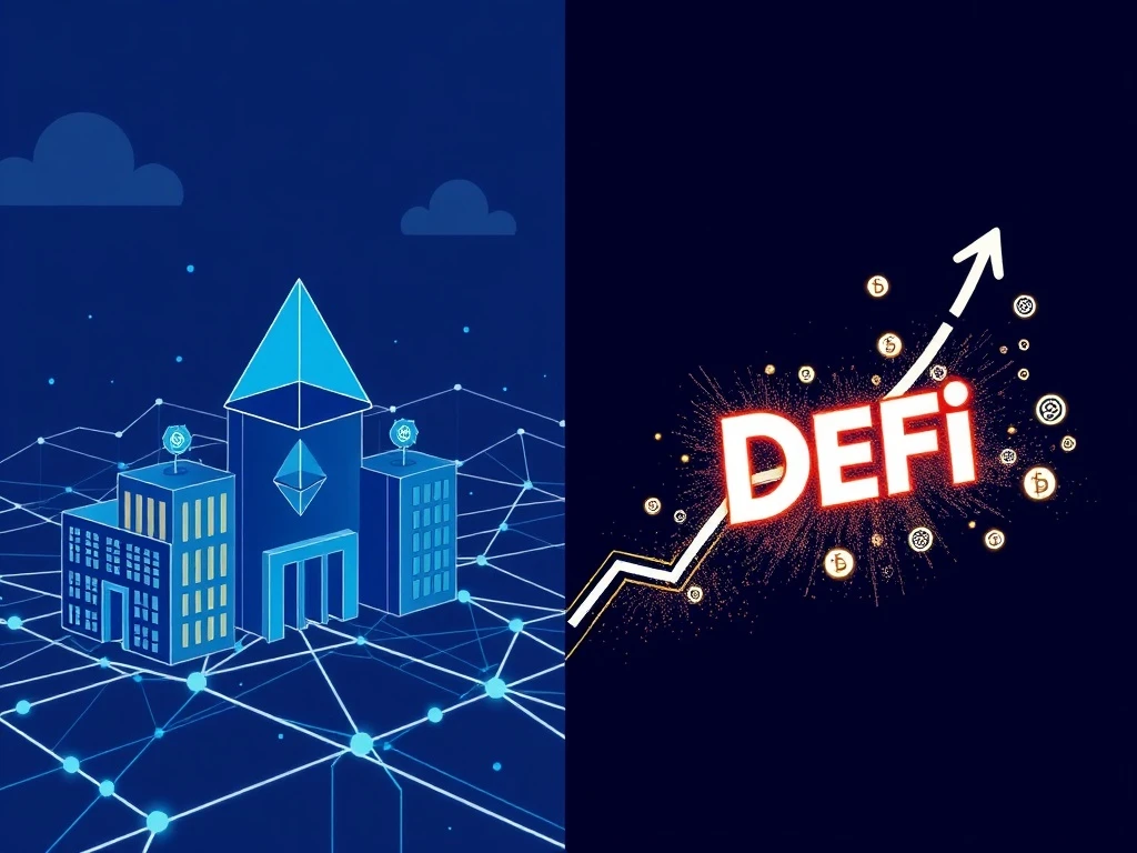 MUTM vs ETH investment comparison showing DeFi growth versus blockchain stability