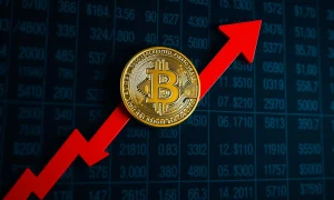 Nakamoto Holdings stock crash with bitcoin price decline chart showing investor panic