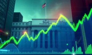 Nasdaq achieving tenth consecutive green day during Federal Reserve policy meeting