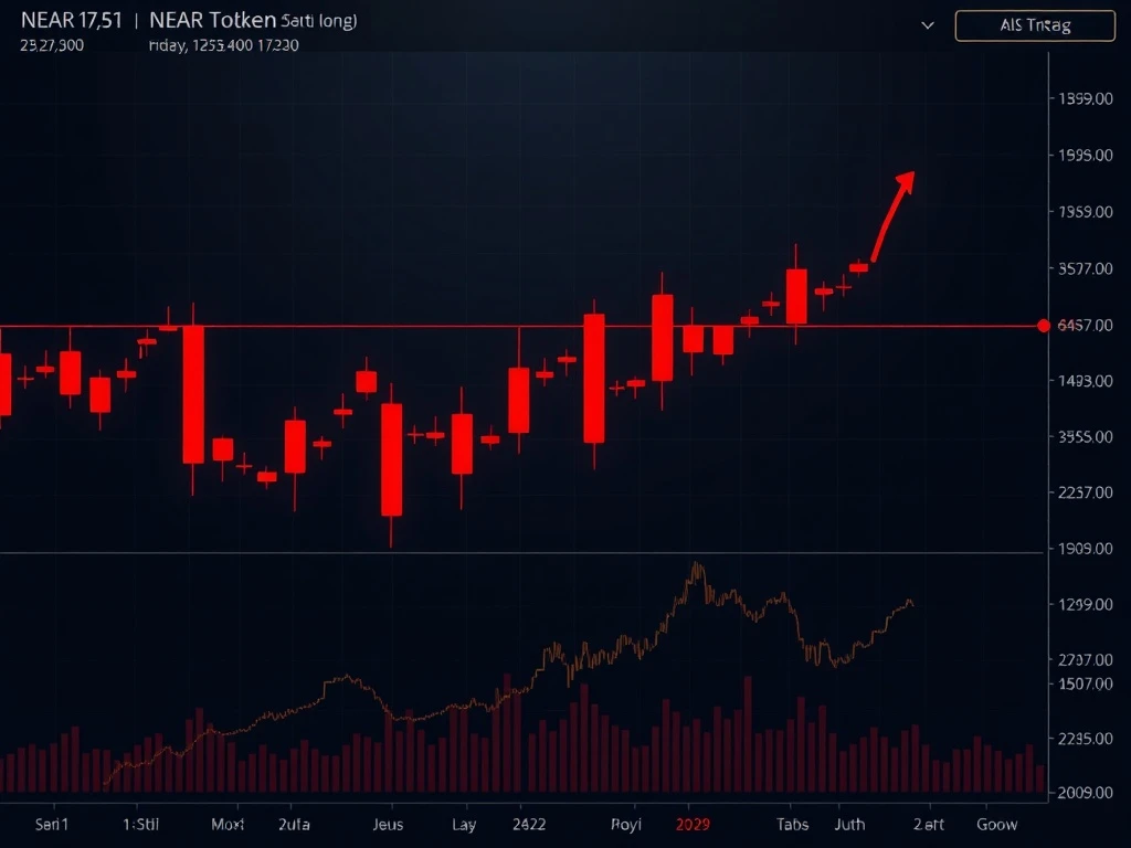 NEAR token price crash analysis showing dramatic market decline and bearish indicators