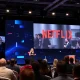 Elizabeth Stone discussing Netflix streaming innovation at StockPil Disrupt conference