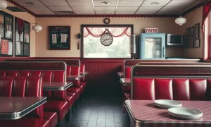 The last remaining New England family restaurant location standing empty with nostalgic decor