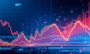 NFT market analysis showing trading volume decline and buyer activity trends in cryptocurrency sector