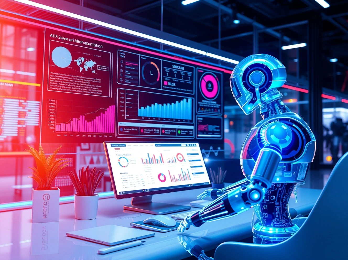 Notion AI agents automating data analysis and task management in digital workspace