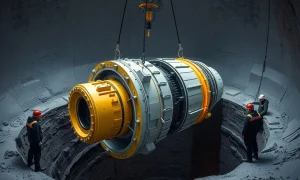 Nuclear startup Deep Fission underground reactor installation for clean energy