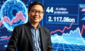 Jensen Huang leading Nvidia through the AI revolution with confident vision for future growth