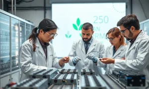 Innovative battery storage technology developed by Offgrid Energy Labs for renewable energy solutions