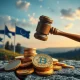 Regulatory crackdown on crypto compliance showing enforcement action against cryptocurrency exchange
