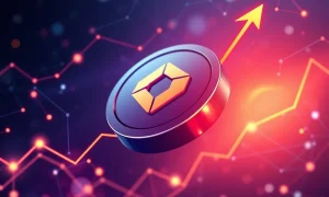 Ondo crypto token showing explosive growth potential with upward trending market indicators