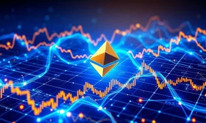 Ethereum blockchain network transforming traditional stock market through tokenized stocks technology