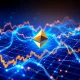 Ethereum blockchain network transforming traditional stock market through tokenized stocks technology