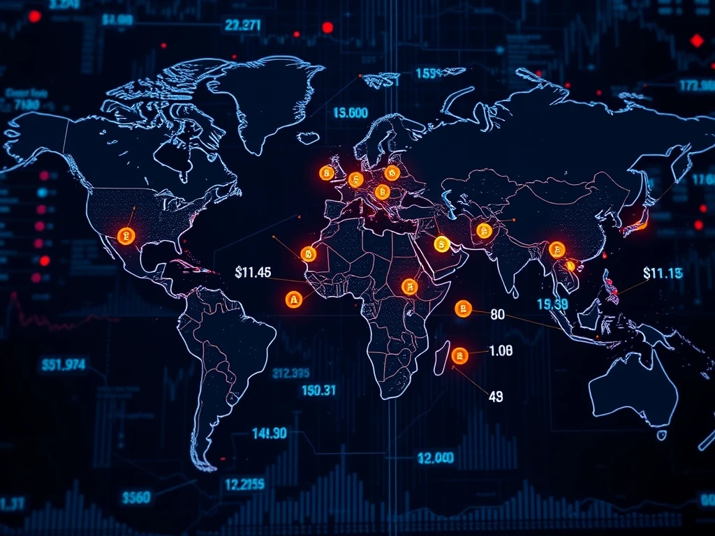 Global investors accessing tokenized stocks through blockchain technology with Ondo Finance platform