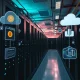 Open Miner cloud mining ecosystem showing sustainable cryptocurrency mining operations with blockchain technology