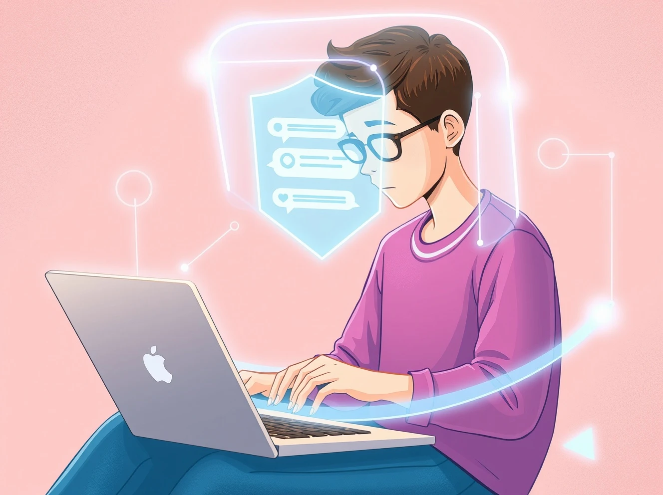 ChatGPT restrictions protecting teenage users with digital safety shields and parental control features