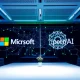 OpenAI Microsoft partnership announcement showcasing AI innovation and corporate collaboration