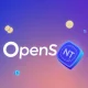 OpenSea NFT fees increase announcement with percentage charts and digital artwork