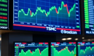 Market winners Oracle, TSMC and Broadcom showing strong stock performance growth charts