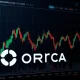 ORCA cryptocurrency price chart showing extreme volatility and dramatic market movements
